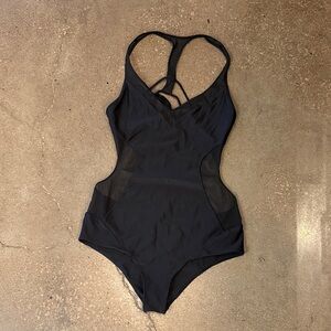 lululemon athletica Elegant Black One-Piece Swimsuit